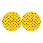 Doodle Japanese Sushi Pattern Print Car Coasters