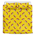 Doodle Japanese Sushi Pattern Print Duvet Cover Bedding Set