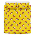 Doodle Japanese Sushi Pattern Print Duvet Cover Bedding Set
