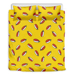 Doodle Japanese Sushi Pattern Print Duvet Cover Bedding Set