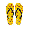 Doodle Japanese Sushi Pattern Print Flip Flops