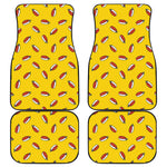 Doodle Japanese Sushi Pattern Print Front and Back Car Floor Mats