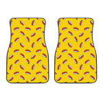 Doodle Japanese Sushi Pattern Print Front Car Floor Mats