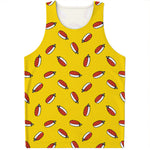 Doodle Japanese Sushi Pattern Print Men's Tank Top