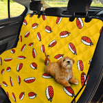 Doodle Japanese Sushi Pattern Print Pet Car Back Seat Cover