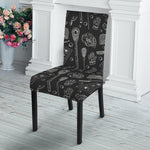 Doodle Lacrosse Pattern Print Dining Chair Slipcover