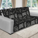 Doodle Lacrosse Pattern Print Futon Protector