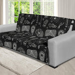 Doodle Lacrosse Pattern Print Futon Protector