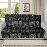 Doodle Lacrosse Pattern Print Futon Protector