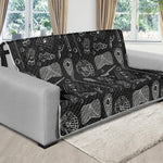 Doodle Lacrosse Pattern Print Futon Protector