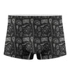 Doodle Lacrosse Pattern Print Men's Boxer Briefs