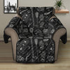 Doodle Lacrosse Pattern Print Recliner Protector