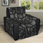 Doodle Lacrosse Pattern Print Recliner Protector