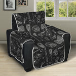 Doodle Lacrosse Pattern Print Recliner Protector