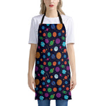 Doodle Planets Pattern Print Apron
