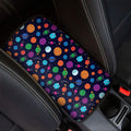 Doodle Planets Pattern Print Car Center Console Cover