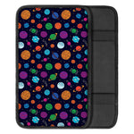 Doodle Planets Pattern Print Car Center Console Cover