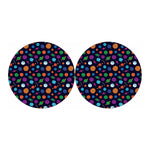 Doodle Planets Pattern Print Car Coasters