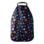 Doodle Planets Pattern Print Car Seat Organizers