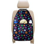 Doodle Planets Pattern Print Car Seat Organizers
