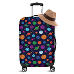 Doodle Planets Pattern Print Luggage Cover