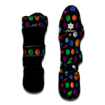 Doodle Planets Pattern Print Muay Thai Shin Guard