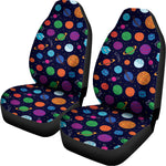 Doodle Planets Pattern Print Universal Fit Car Seat Covers