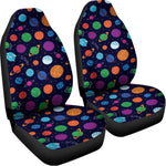Doodle Planets Pattern Print Universal Fit Car Seat Covers