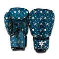 Doodle Rocket Pattern Print Boxing Gloves