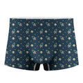 Doodle Rocket Pattern Print Men's Boxer Briefs