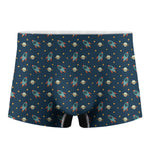 Doodle Rocket Pattern Print Men's Boxer Briefs