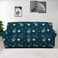 Doodle Rocket Pattern Print Sofa Cover