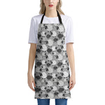 Doodle Sheep Pattern Print Apron