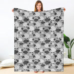 Doodle Sheep Pattern Print Blanket
