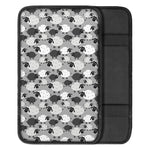 Doodle Sheep Pattern Print Car Center Console Cover