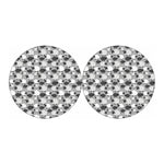 Doodle Sheep Pattern Print Car Coasters