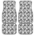 Doodle Sheep Pattern Print Front and Back Car Floor Mats