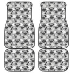 Doodle Sheep Pattern Print Front and Back Car Floor Mats
