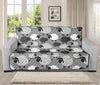 Doodle Sheep Pattern Print Futon Protector