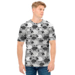 Doodle Sheep Pattern Print Men's T-Shirt