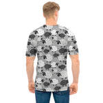 Doodle Sheep Pattern Print Men's T-Shirt