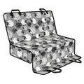 Doodle Sheep Pattern Print Pet Car Back Seat Cover