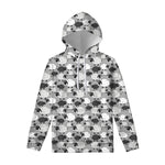 Doodle Sheep Pattern Print Pullover Hoodie