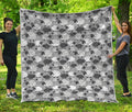 Doodle Sheep Pattern Print Quilt