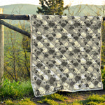 Doodle Sheep Pattern Print Quilt