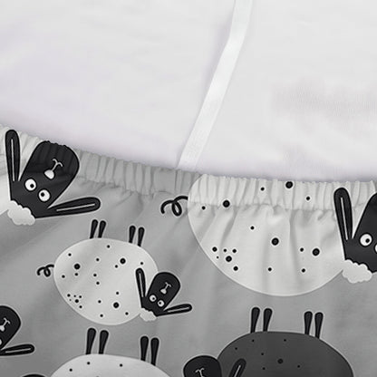 Doodle Sheep Pattern Print Sofa Cover