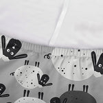 Doodle Sheep Pattern Print Sofa Cover