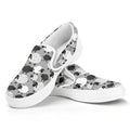 Doodle Sheep Pattern Print White Slip On Sneakers