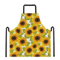 Doodle Sunflower Pattern Print Apron