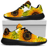 Doodle Sunflower Pattern Print Sport Shoes GearFrost